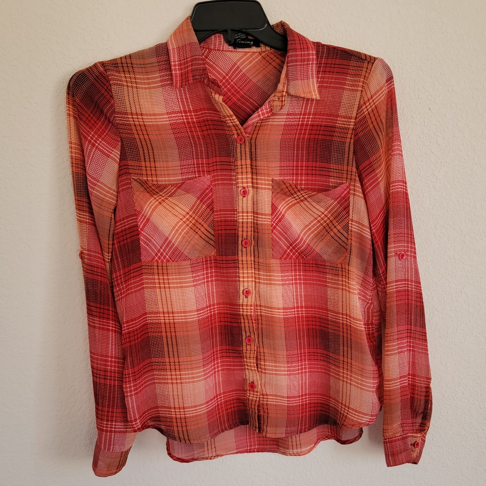 Timimg Sheer Blouse